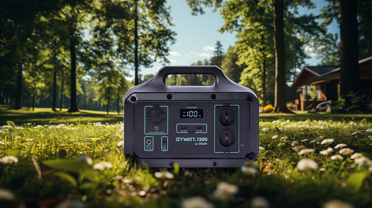 batterie solaire portable Izywatt recharge nomade vanlife