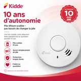Détecteur de fumée Daaf 10Y29 10ans - Kidde