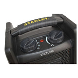 Chauffage électrique chantier 1800W - fusible de sécurité - 2 positions de chauffe - Stanley