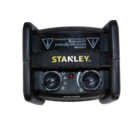 Chauffage électrique chantier 1800W - fusible de sécurité - 2 positions de chauffe - Stanley