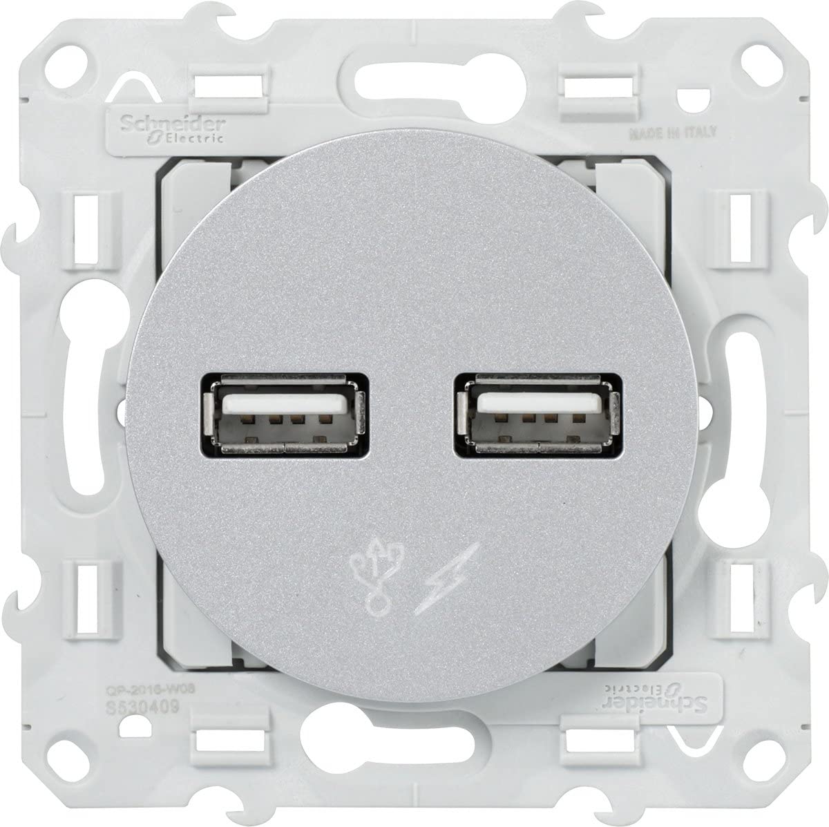 Double chargeur USB 2,1A 5V - Odace - Schneider