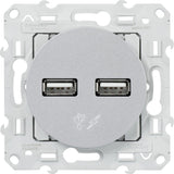 Double chargeur USB 2,1A 5V - Odace - Schneider