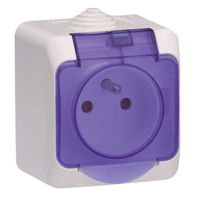 Prise 2P+T avec cache Cedar Plus - Schneider