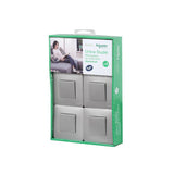 Lot de 4 interrupteurs va et vient 10A - Unica - Schneider