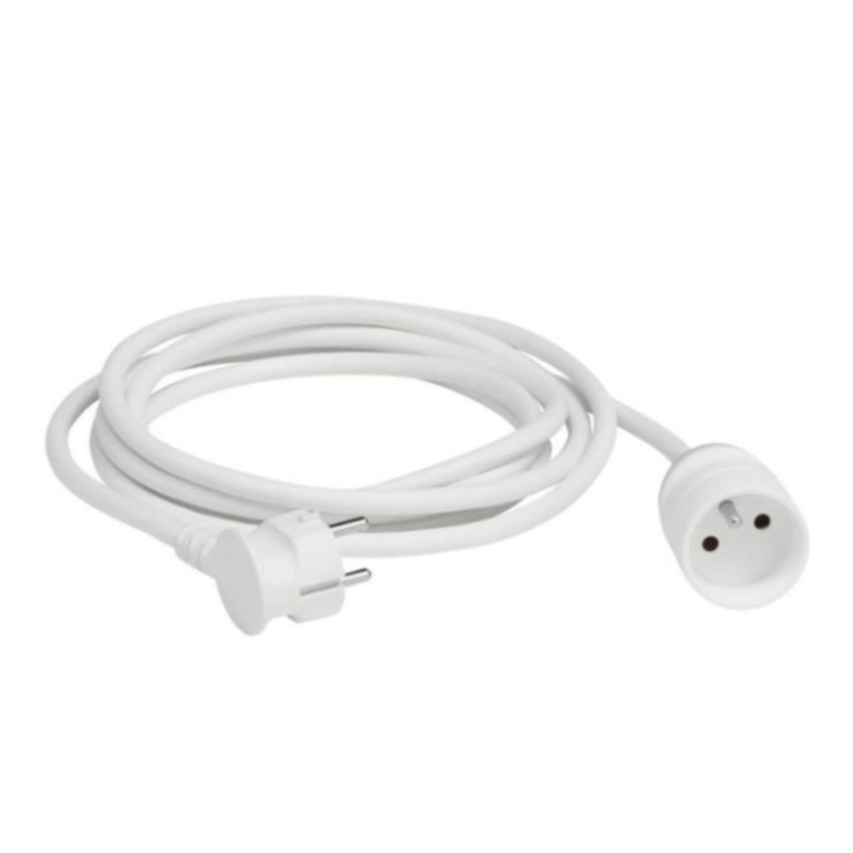 Rallonge domestique 2P+T 10m + éclips de protection - Legrand