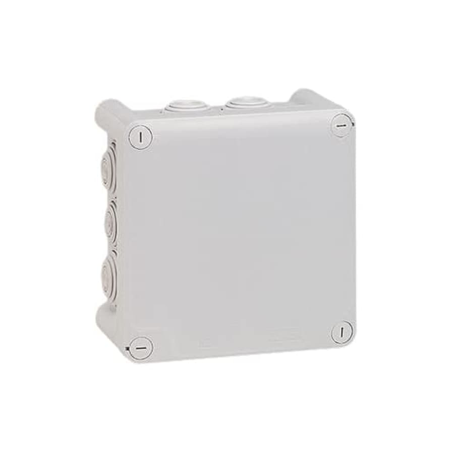 Boîte de dérivation carrée 130x130x74 mm - fermeture 1/4 de tour - Plexo - Legrand