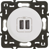 Double chargeur USB Type A 3A 15W à composer Céliane - Legrand