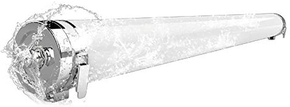 Réglette LED étanche claire 60cm 2700lm 4000K - Blanc - Voltman