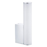 Applique de salle de bain 20cm chrome (5W 360lm 4000K IP44) - Voltman