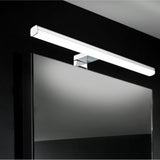 Applique de salle de bain 50cm chrome (10W 600lm 4000K IP44) - Voltman