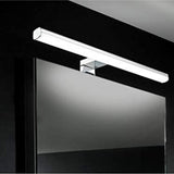 Applique de salle de bain avec télécommande 50cm chrome (10W 600lm 4000K IP44) - Voltman