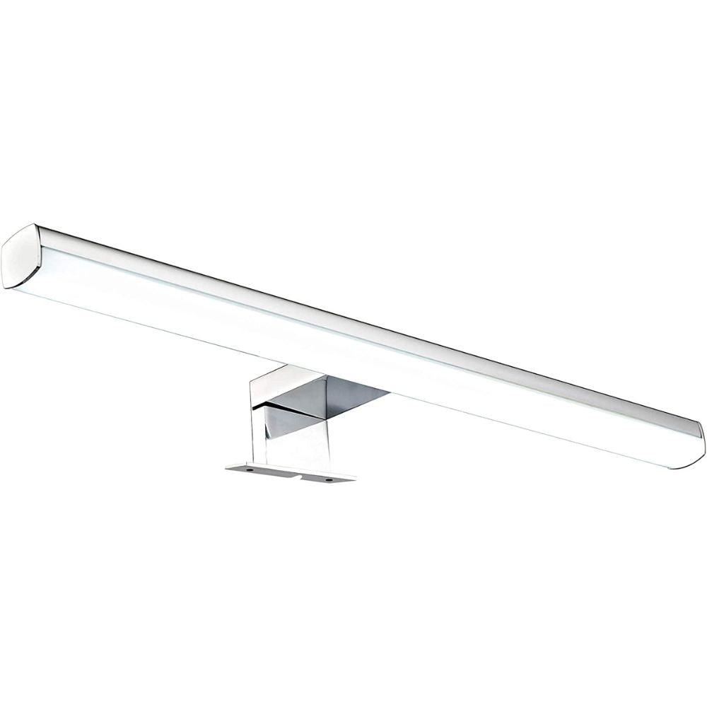 Applique de salle de bain avec télécommande 50cm chrome (10W 600lm 4000K IP44) - Voltman