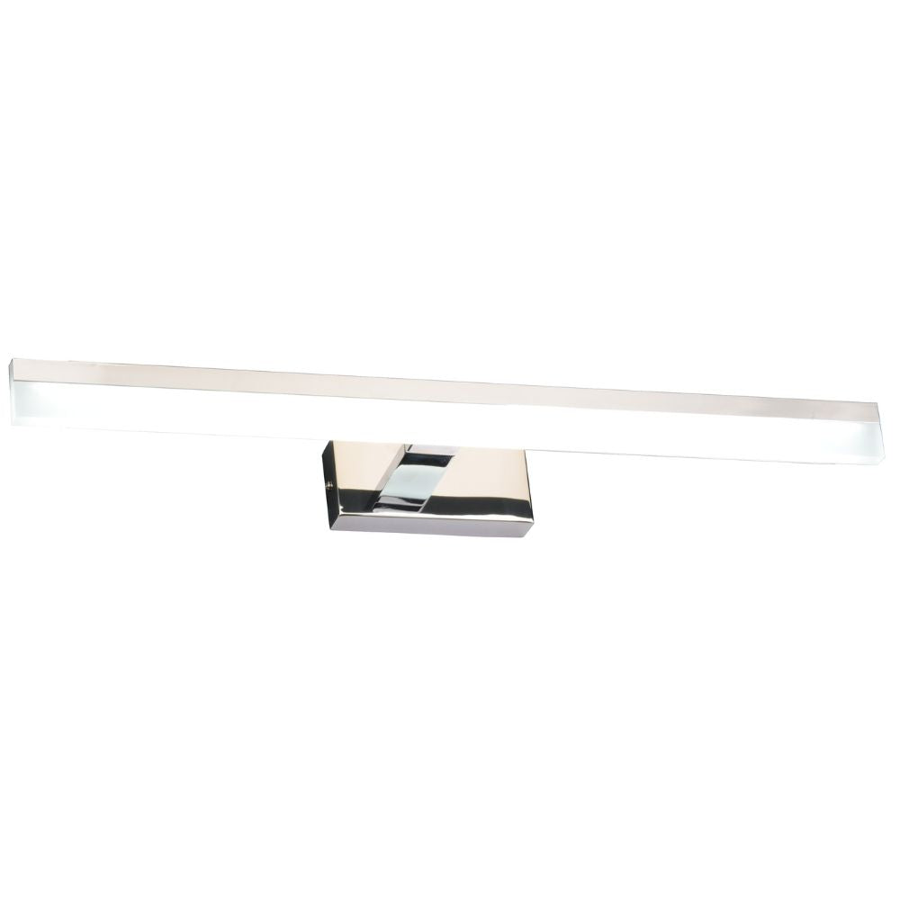 Applique de salle de bain 78cm chrome (16W 1280lm 4000K IP44) - Voltman