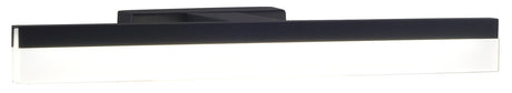 Applique de salle de bain 32cm Noire (7W 560lm 4000K IP44) - Voltman