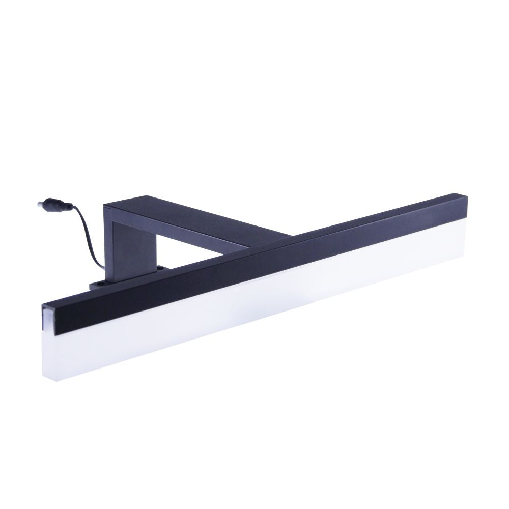 Applique de salle de bain 78cm Noire (16W 1280lm 4000K IP44) - Voltman