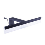 Applique de salle de bain 78cm Noire (16W 1280lm 4000K IP44) - Voltman