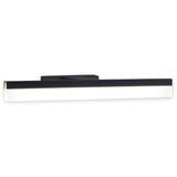 Applique de salle de bain 78cm Noire (16W 1280lm 4000K IP44) - Voltman