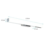 Applique de salle de bain 53cm chrome (16W 1280lm 4000K IP44) - Voltman
