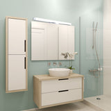 Applique de salle de bain 78cm chrome (20W 1600lm 4000K IP44) - Voltman