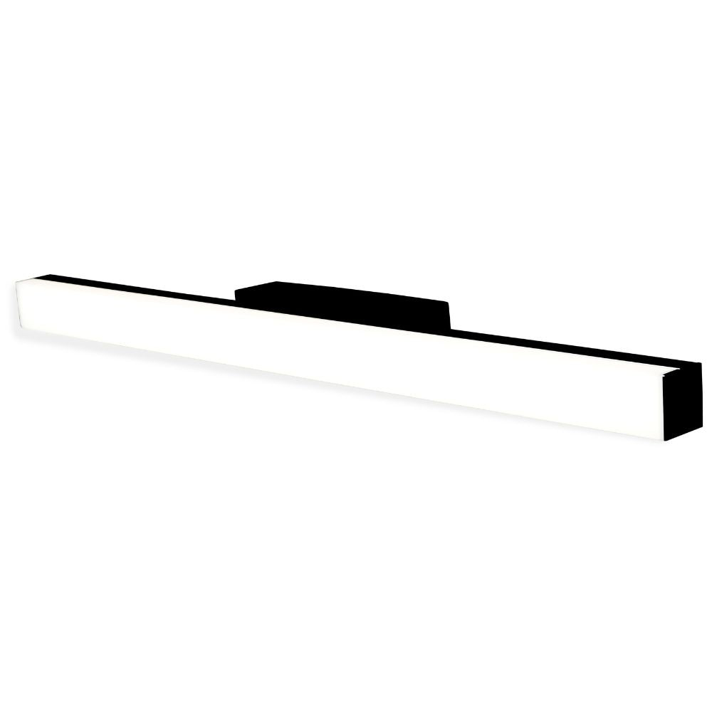 Applique de salle de bain 53cm Noire (16W 1280lm 4000K IP44) - Voltman