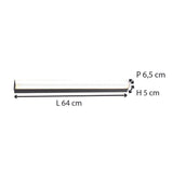 Réglette spécial Salle de Bains IP44 (60cm 18W 1410lm 4000K) Chrome - Voltman