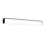 Réglette spécial Salle de Bains IP44 (60cm 18W 1250lm 4000K) - Noire - Voltman