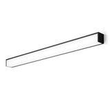 Réglette spécial Salle de Bains IP44 (60cm 18W 1250lm 4000K) - Noire - Voltman