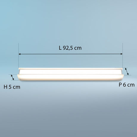 Réglette spécial Salle de Bains IP44 (90cm 120W 900lm 4000K) - Voltman