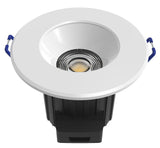 Spot dimmable spécial Salle de Bains (9W 520lm 2700K 38Â°) - Blanc et chrome - Voltman