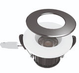 Spot dimmable salle de bain IP65 (9W 4000K 550lm) Argenté - Voltman