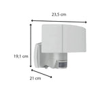 Applique filaire Naos A++ et détecteur de mouvement IP44 1000lm - Voltman