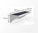 Applique solaire avec détecteur de mouvement 30cm - 1100lm - classe A++ - AKov Voltman