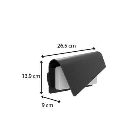 Applique extérieur IP65 (1200lm 3000K ) - Noire - Voltman