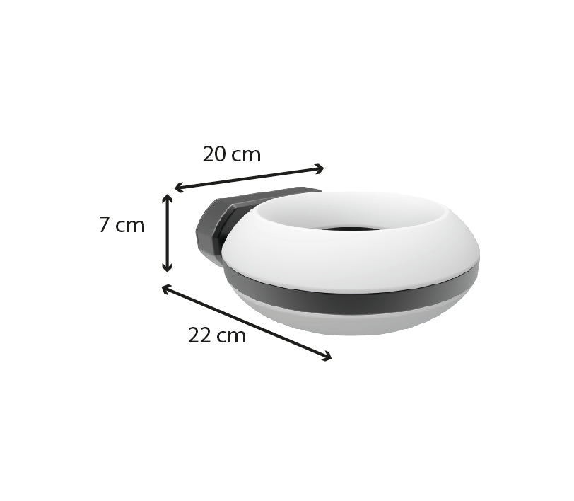 Applique extérieur IP65 (1300lm 3000K) - Gris - Voltman