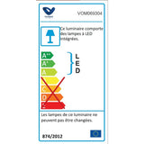 Applique murale extérieure filaire IP65 (1400lm 3000K A++) - Voltman