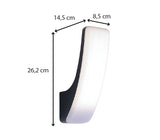 Applique extérieure IP54 (26,2cm 24W 3000K 1600lm) - Noir - Voltman