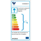 Applique extérieure filaire IP44 (GU10) - Gris - Voltman