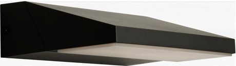 Applique extérieure filaire IP65 (1200lm 3000K 180°) - Noire - Voltman