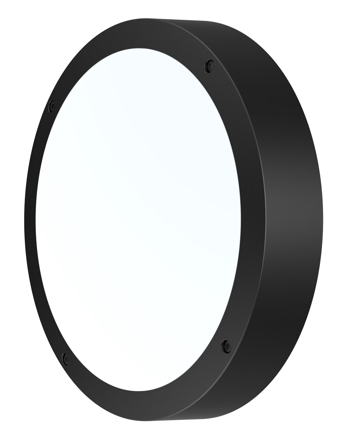 Plafonnier extérieur oval IP65 (1800lm 5700K A++) - Noire - Voltman