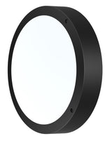 Plafonnier extérieur oval IP65 (1800lm 5700K A++) - Noire - Voltman