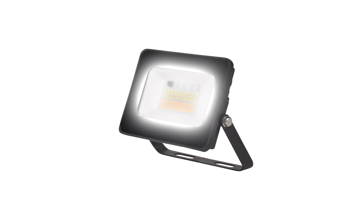 Projecteur extérieur avec télécommande IP65 (1200lm 6500K A++) - Noire - Voltman