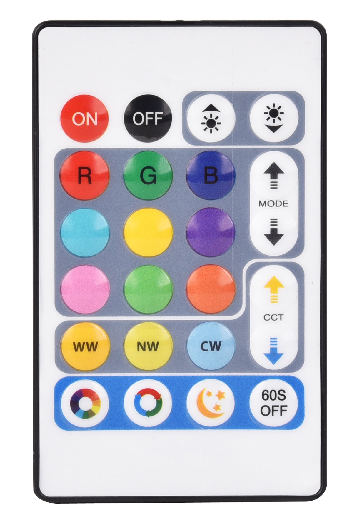Projecteur extérieur avec télécommande IP65 (1200lm 6500K A++) - Noire - Voltman
