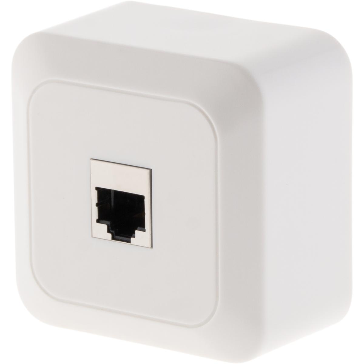 Prise téléphonique RJ45 en saillie Celesta - blanc - Dio