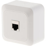 Prise téléphonique RJ45 en saillie Celesta - blanc - Dio