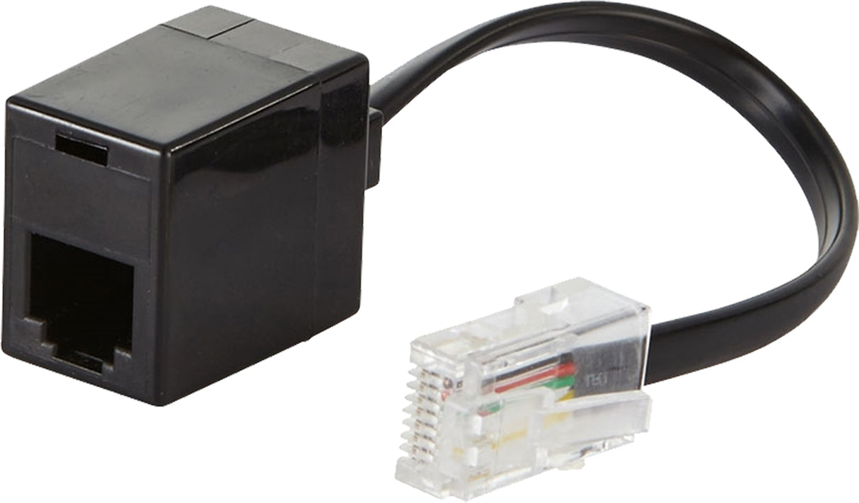 Adaptateur RJ45 (mâle) vers RJ11 (femelle) - Noir - Dio