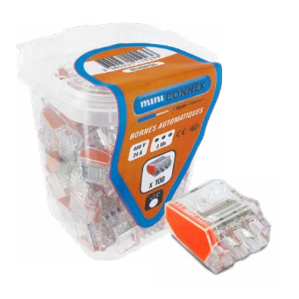 Lot de 10 bornes automatiques 3 entrées - Blm