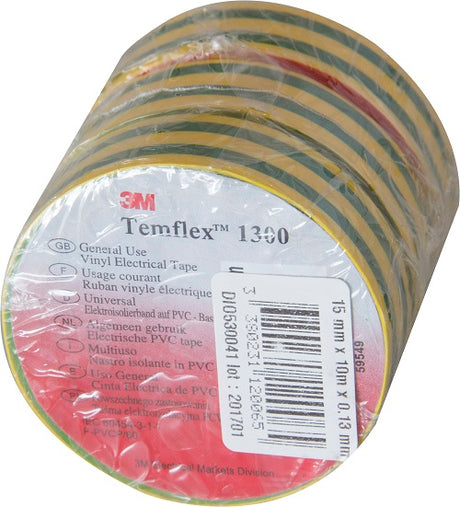 Lot de rubans adhésifs 15mm x 10m 3MM