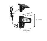 Applique solaire LED déportée + détecteur de mouvement IP44 - classe A++ Dio