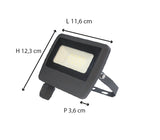 Projecteur étanche IP 65 (20W - 1600lm) - Noir - Dio