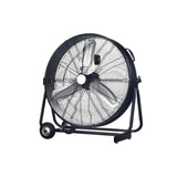 Brasseur d'air Industriel Inclinable Noir - 60cm - 180W - 3 vitesses - Métal - Dio
